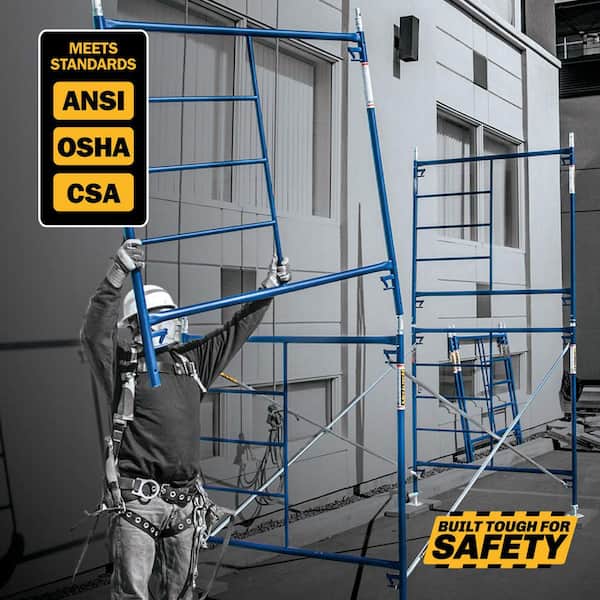 MetalTech Saferstack 2-Level Frame Fixed Set with Crossbraces