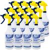 Zep Professional 32 Oz Spray Bottles (Case Of 12) – Adjustable Nozzle, Fine Mist To 30-Foot Stream, Heavy Duty For Cleaners