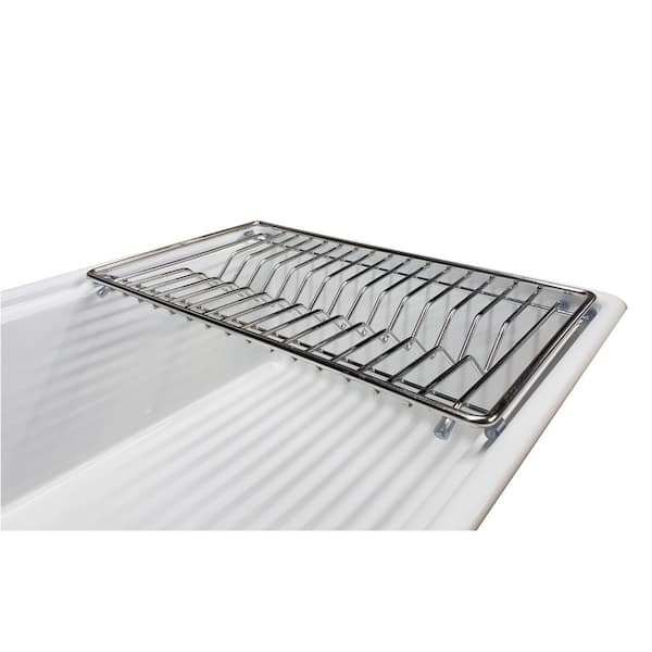 Tosca 18 in. x 10-3/4 in. Stainless Steel Dish Rack for Tosca Farmhouse Sinks