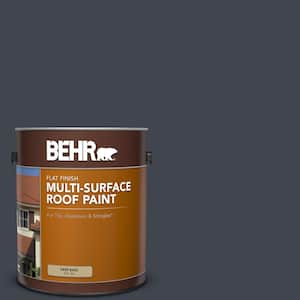 1 gal. #PPU25-23 Winter Way Flat Multi-Surface Exterior Roof Paint