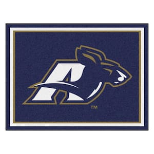 NCAA - University of Akron Blue 10 ft. x 8 ft. Indoor Rectangle Area Rug