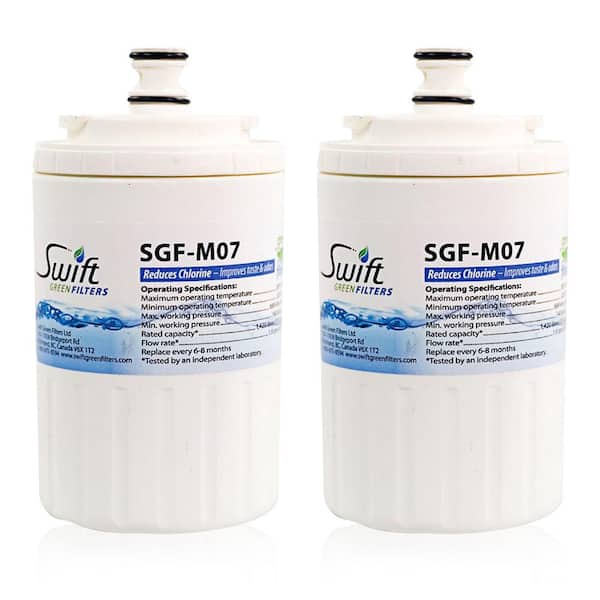 Swift Green Filters Replacement Water Filter for Maytag UKF7003, UKF7001, EDR7D1, Filter 7 (2-Pack)