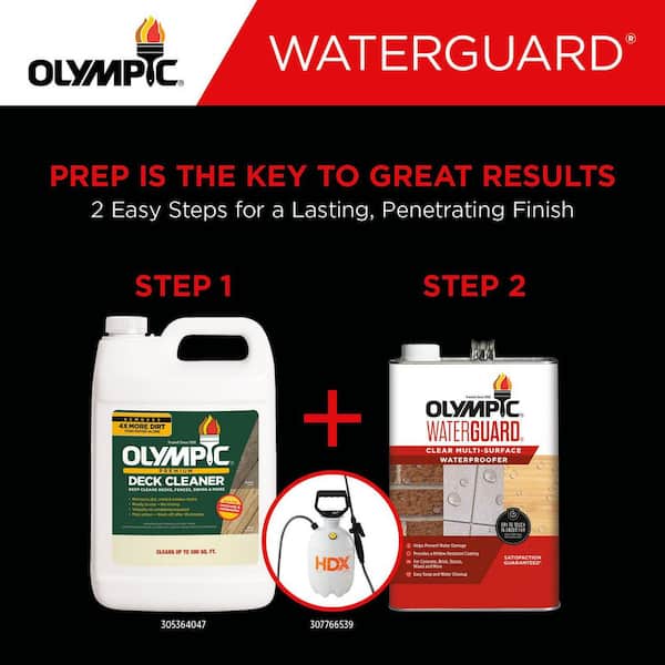 Olympic WaterGuard 5 gal. Clear Multi-Surface Exterior