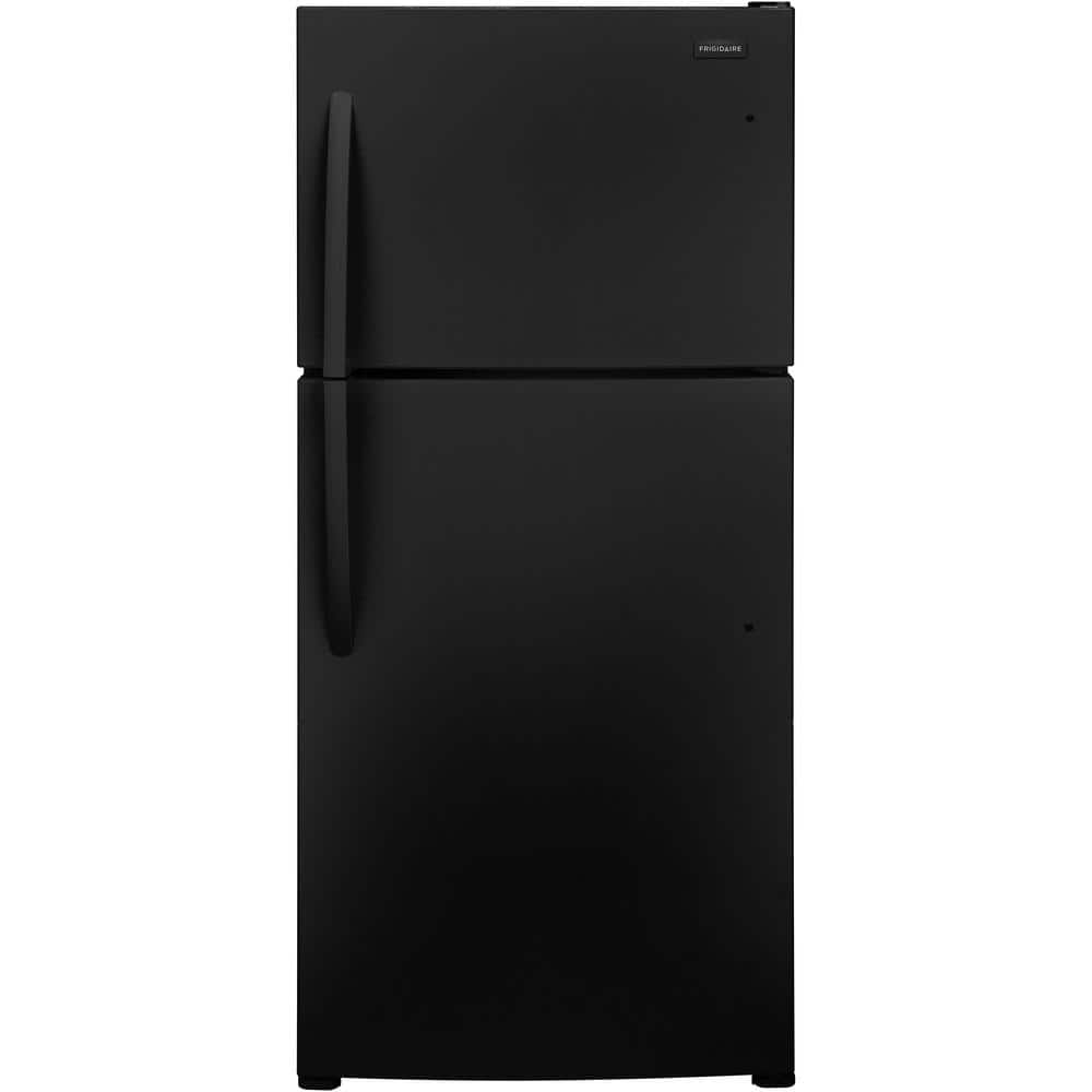 Frigidaire 30 in. 20 cu. ft. Freestanding Top Freezer Refrigerator in Black Energy Star