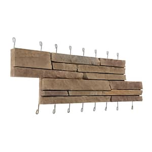 ProPanel 7.25 in. x 16 in. to 24 in. Shenandoah Northernledge Manufactured Stone Veneer Flats - 5.25 sq. ft.