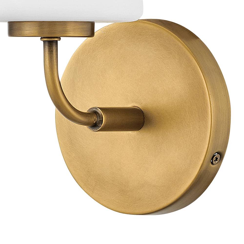 Heritage Brass Slim Elongated Arm Dimmable Bath Sconce