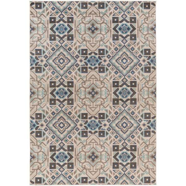 Artistic Weavers Fesselli Blue 5 ft. x 8 ft. Indoor Area Rug