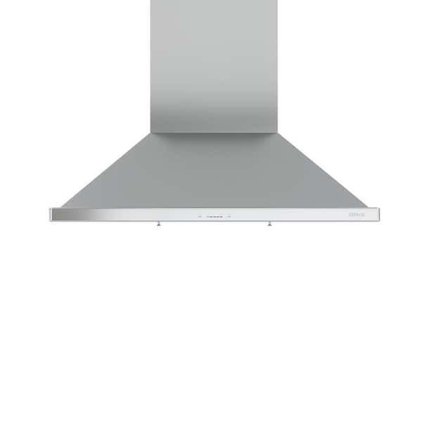 Zephyr Siena Pro 36 in. Wall Mount Range Hood in Stainless Steel with