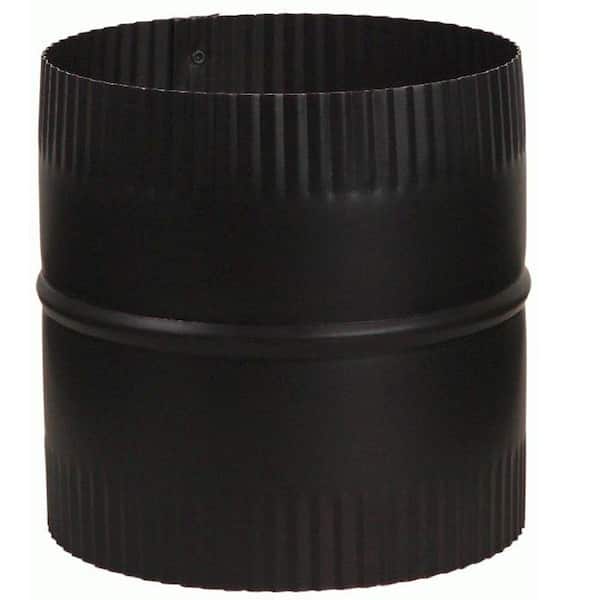Imperial 8 in. x 4 in. Black Metal Union Connector