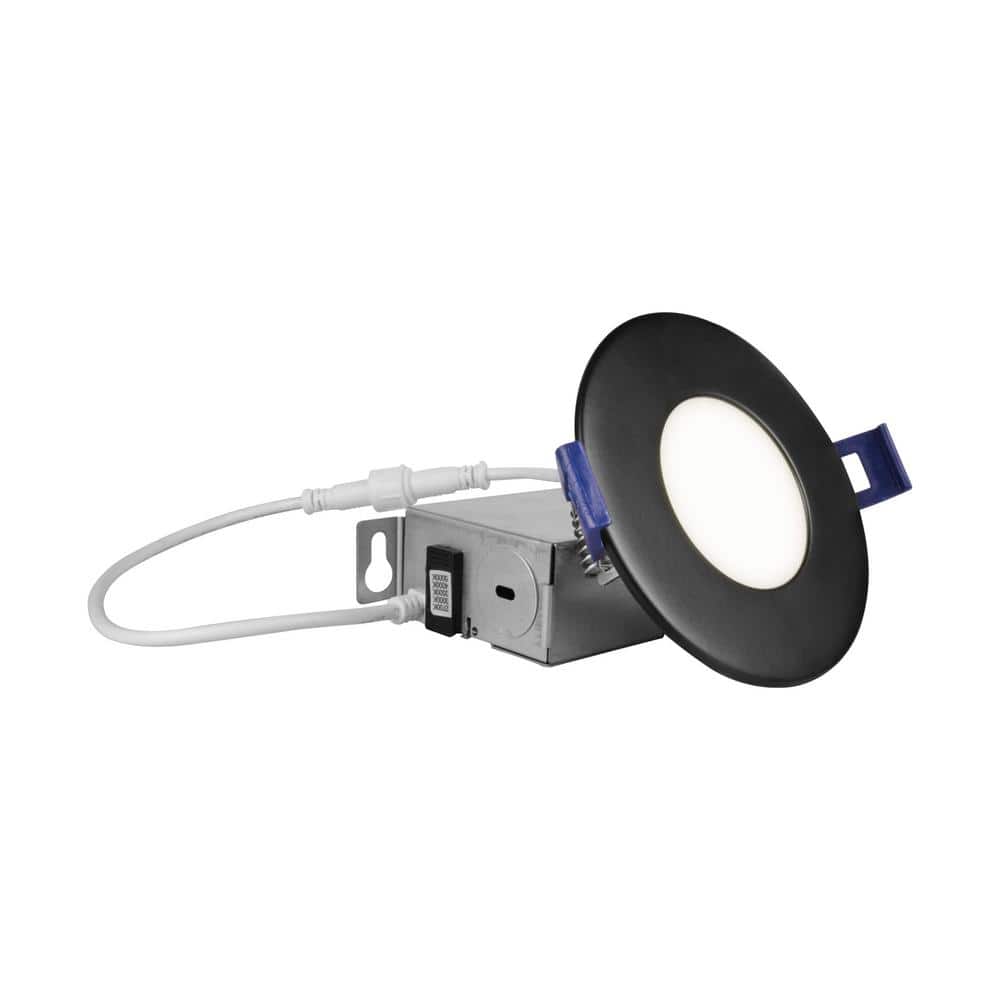RELS 3 in. Round Selectable IC-Rated Integrated LED Recessed Downlight Trim Kit, Black price history on PriceWatchPro