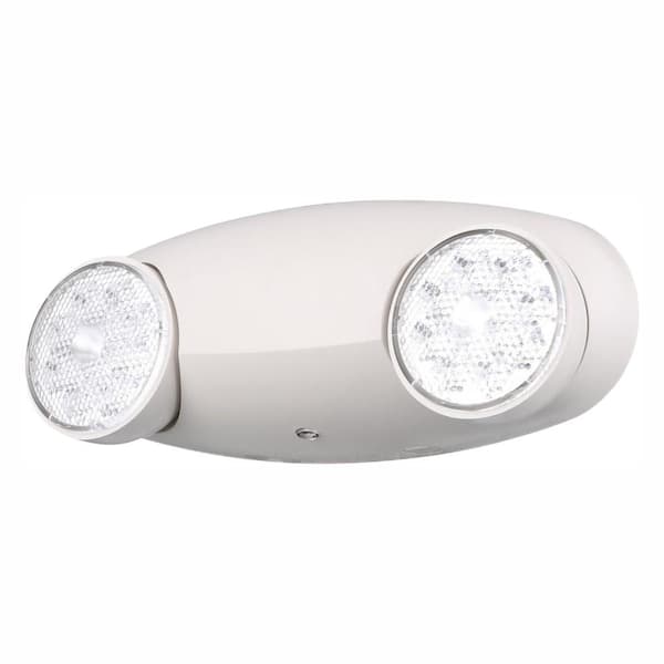 Lithonia Lighting ELM2 LED M12 Quantum 2-Light White Integrated LED Emergency Light
