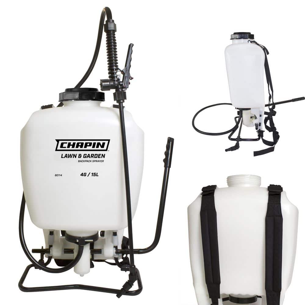 Chapin 4 Gal. Tank with 3-Stage Filtration System Backpack Sprayer