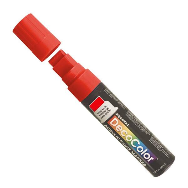 Marvy Uchida DecoColor Red Extra-Wide Point Acrylic Paint Marker