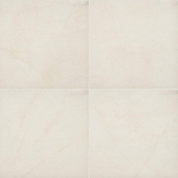 Living Style Cream 2 cm. x 24 in. x 24 in. Matte Porcelain Stone Look Paver (256 sq. ft./Pallet)