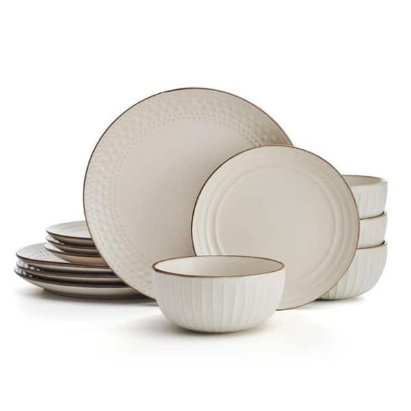 Outlets Hotel Collection 12pc Stoneware