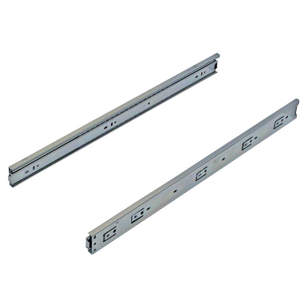 14" Gray Soft Close Ball Bearing Side Mount Drawer Slide