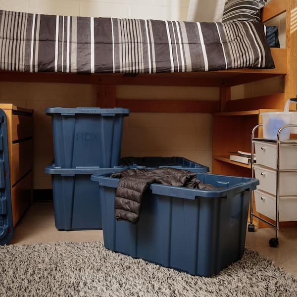 27 Gal. Tough Storage Tote in Moonlit Ocean (4-Pack)