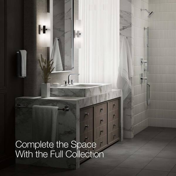 KOHLER Parallel 8 in. Widespread 2-Handle Bathroom Faucet in KOHLER Parallel 8 in. Widespread 2-Handle Bathroom Faucet in
