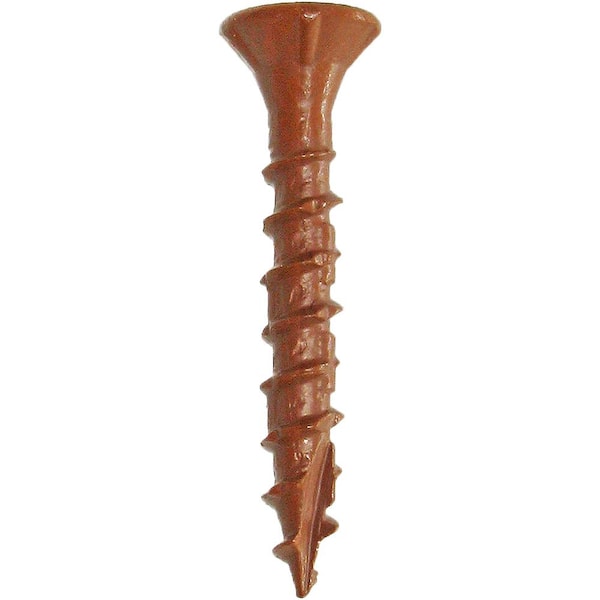 DECKMATE 8 x 11/4 in. Star Drive Flat Head Wood Screws (1 lb. Box
