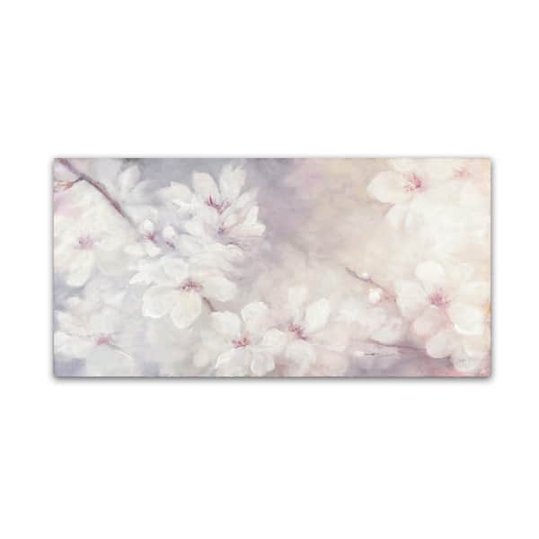 Trademark Fine Art 24 in. x 47 in. "Cherry Blossoms" by Julia Purinton Printed Canvas Wall Art