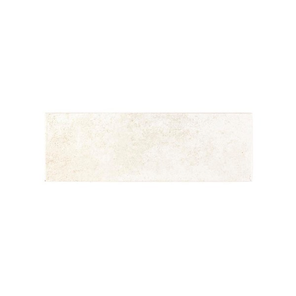 Jeffrey Court Lumi Cream 4 in. x 12 in. Glossy Rectangle Ceramic
