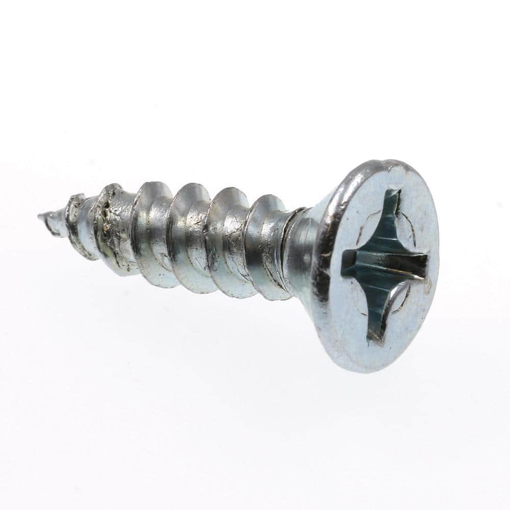 Flat Head Phillips Prime-Line 9036515 Wood Screw Zinc Plated Steel Pack of 100 14 X 1-1/2 in Flat Head Phillips Prime-Line 9036515 Wood Screw Zinc Plated Steel Pack of 100 14 X 1-1/2 in