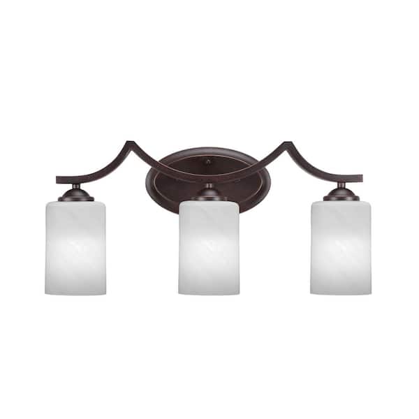 Unbranded Cleveland 21 in. 3-Light Dark Granite Vanity Light