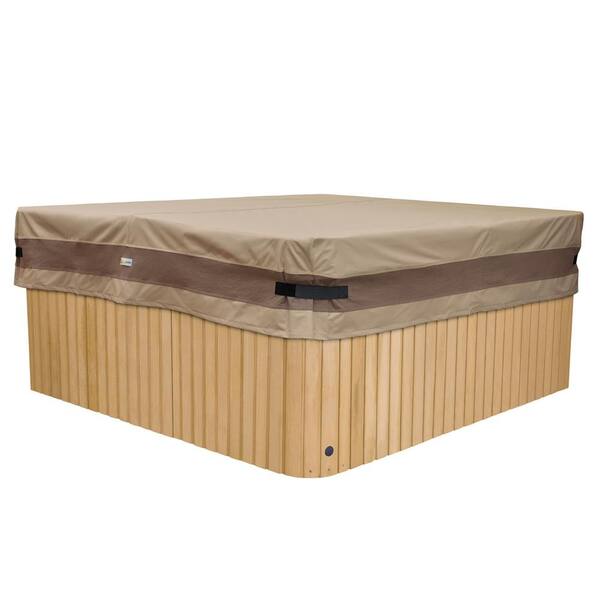 Duck Covers Elegant 96 in. L x 96 in. W x 14 in. H Square Hot Tub Cover Cap