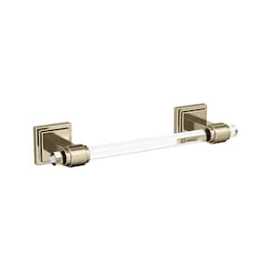 Glacio 8 in (203 mm) Towel Bar in Clear/Golden Champagne