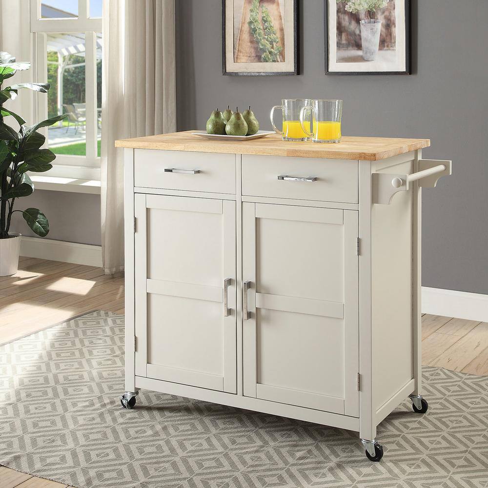 Macie Black Small Kitchen Cart - thumbnail 4