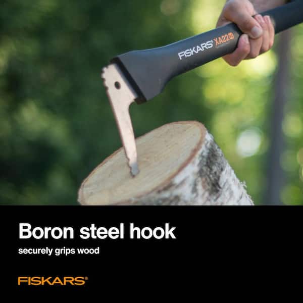 Fiskars 28 in. Hookaroon - Lift, Drag, and Load Heavy Firewood - Sharp ...