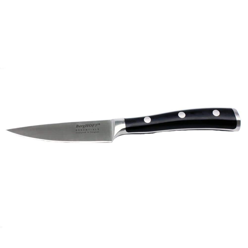 Essentials 18-Piece Stainless Steel Triple Riveted Knife Block Set