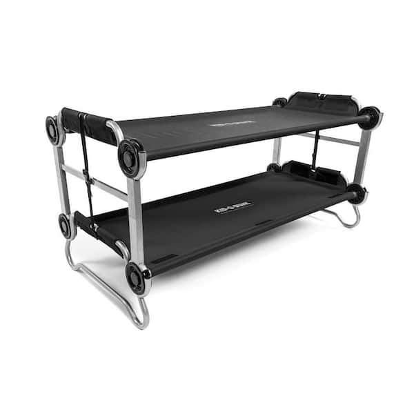 Kid's Portable Bunkable Black Cot System