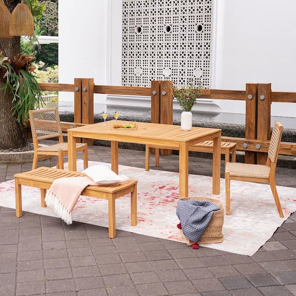 Cambridge Casual Cambridge Casual Paxton 5-Piece Teak Wood Outdoor Dining Set