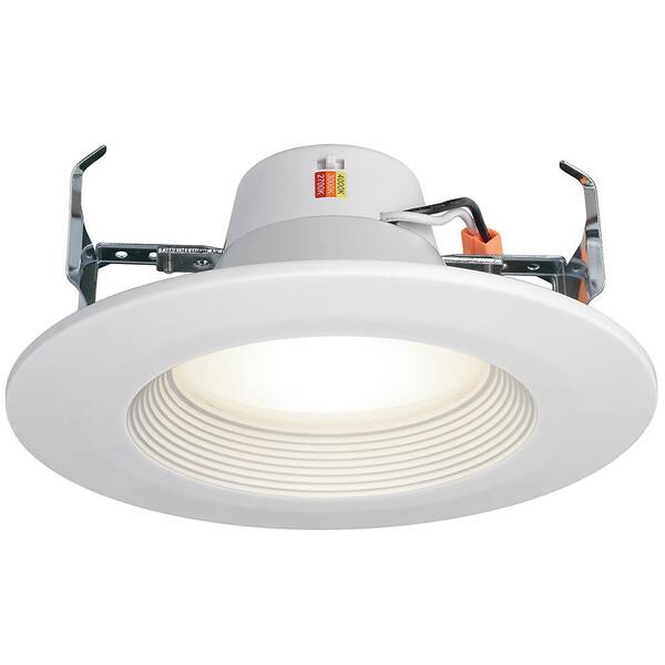 800 Lumens 2700k 3000k 4000k Dimmable, 6 Inch Recessed Light Trim Home Depot