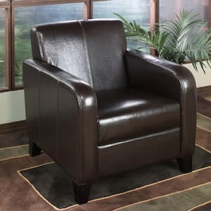 1400 Brown Leather Club Chair