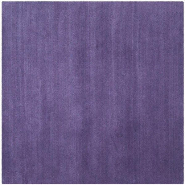 SAFAVIEH Himalaya Purple 6 ft. x 6 ft. Square Solid Area Rug