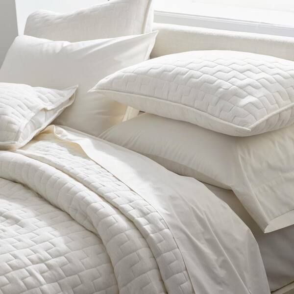 The Company Store Air Layer Off White Cotton Blend Standard Sham