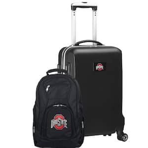 Ohio State University Buckeyes Deluxe 2-Piece Backpack and Carry-On Set