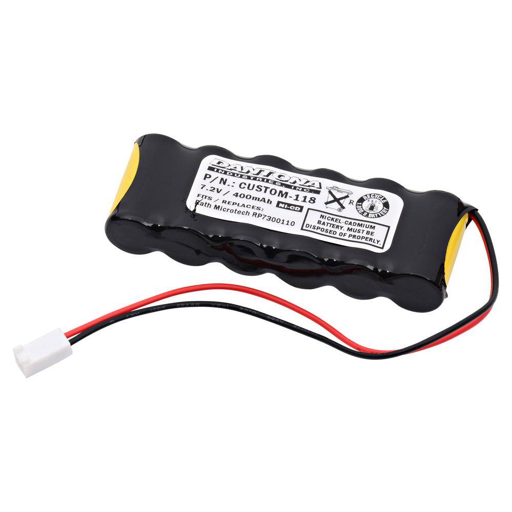 7.2-Volt NICAD 400 mAh Emergency Lighting Battery RP7300110