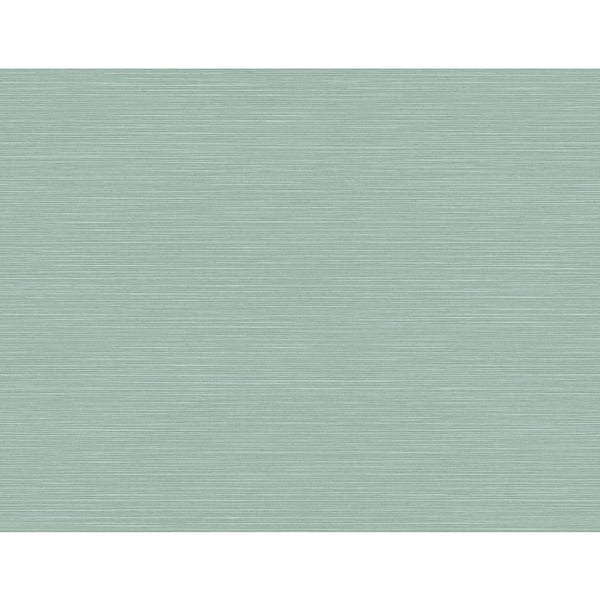 A-Street Prints Moroccan Green Sisal Textured Vinyl Non-Pasted Repositionable Wallpaper