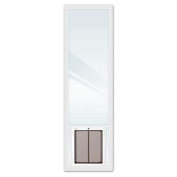 Plexidor Dog Door 24 in. x 82 in. LoE Glass Insert for 32 in. x 96 in., 34 in. x 96 in. and 36 in. x 96 in. French Doors