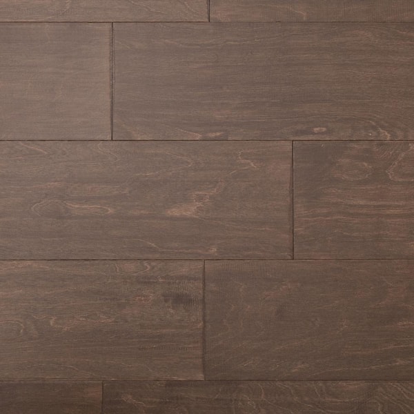 ASPEN FLOORING Take Home Sample - American Birch Braxton Light 6.5 in x 8 in. Engineered Hardwood Flooring
