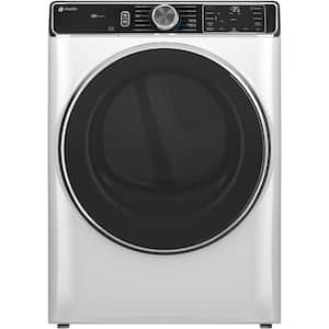 Profile 7.8 cu. ft. vented Gas Dryer in White with Steam and Sanitize Cycle, ENERGY STAR