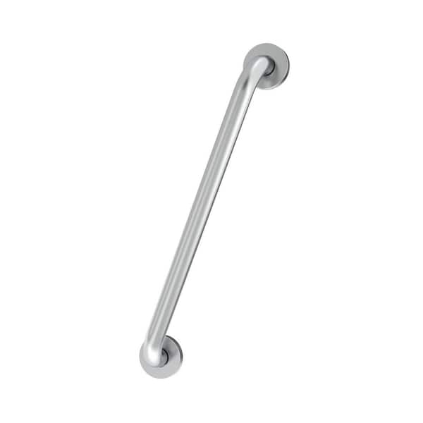 16 in. x 2.25 in. Concealed Screw Safety Grab Bar for Seniors Handicapped Shower Wall Brush Nickel Finish