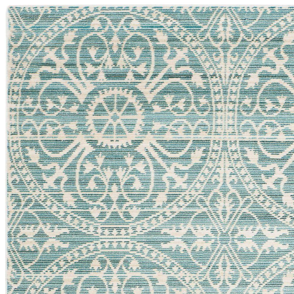 Alpine Cream Reversible Synthetic 4' x 6' Easy Care Rug