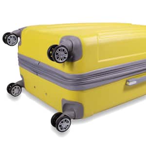 Denali 20 in. Yellow Expandable Hard Side Carry-on Suitcase Luggage