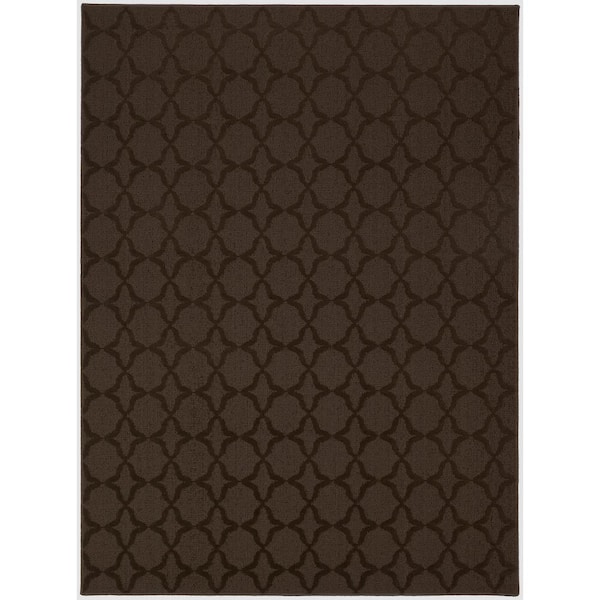 Garland Rug Sparta 6 Ft. x 9 Ft. Area Rug Mocha