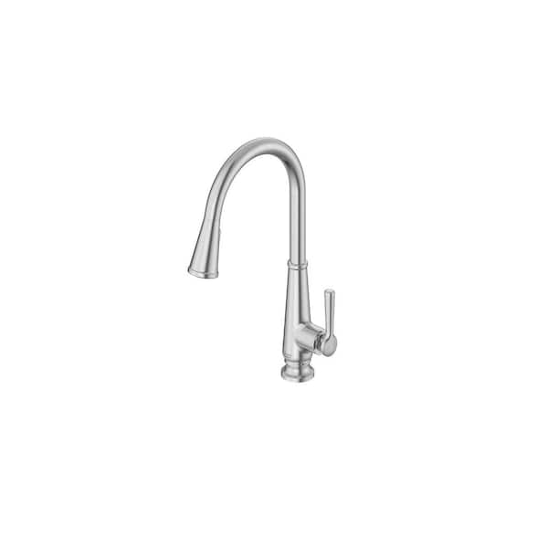 American Standard Palestra Single Handle Pull Down Sprayer Kitchen Faucet with Dual Spray in Polished Chrome