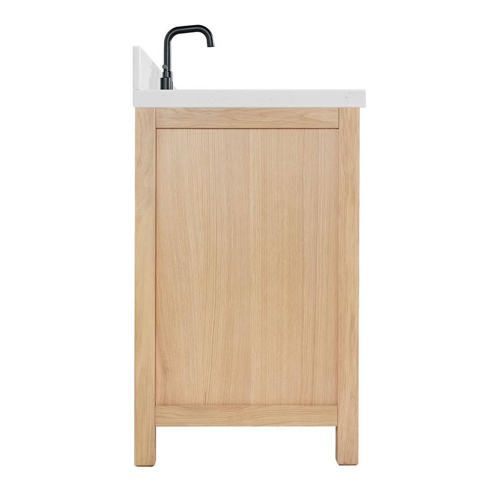 Cambridge 48.25" Oak Single Sink Vanity with Quartz Top